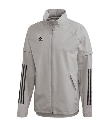 adidas jacke grau mit schwarz
